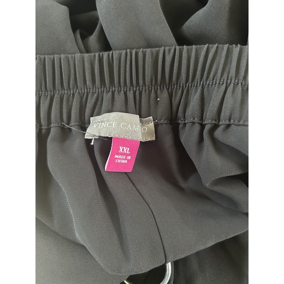 Vince Camuto Womens Black Lined‎ Pull On Midi ALine Skirt NWT XXL Office BxII - Picture 5 of 9